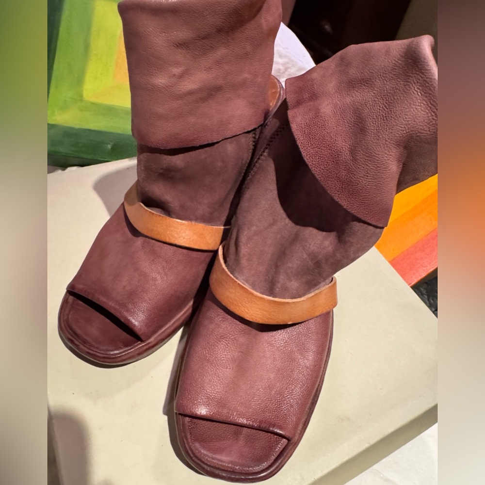 A.S. 98 Gorgeous Sandals, leather and suede. Size 41